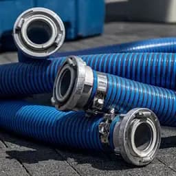 picture of hose with claw couplings attached